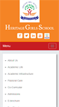 Mobile Screenshot of heritagegirlsschool.com